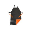 Ver imagem 1 de Avental Kap1000 Laranja e Preto Tiras Soldadas Ca 21208 Plastcor
