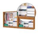 Ver imagem 7 de Closet Casal Duplo Dubai 06 Portas 06 Gavetas Carioca Móveis