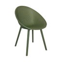 Ver imagem 4 de Kit com 4 Cadeiras para Jardim e Área Externa Drops Verde