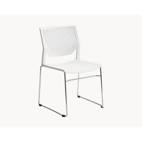 Cadeira para Refeitório, Praça de Alimentação, Residências, Salão de Eventos Moov - Branca Bering