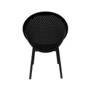 Ver imagem 7 de Kit com 4 Cadeiras para Jardim e Área Externa Drops Preto