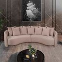 Ver imagem 1 de Sofa 4 Lugares Organico Amendoa 288cm Bege Cru