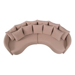 Sofa 4 Lugares Organico Amendoa 288cm - 4