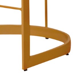 Banco Banqueta Decorativa Emília Suede Vermelho para Cozinha Base Dourada - Star Confort Banco Banqu - 6