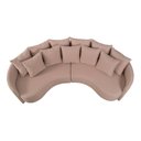 Ver imagem 4 de Sofa 4 Lugares Organico Amendoa 250cm Bege Cru