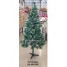 Árvore de Natal 120 cm 90 galhos Luxo Verde Nevada pé de plástico pequena super cheia promoção - 8