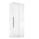 Ver imagem 5 de Quarto Modulado Casal 100% MDF 4 Peças 5 Portas 4 Gavetas com Maleiro e Espelhos Smart Plus Yescasa Branco