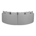 Ver imagem 5 de Sofa 4 Lugares Organico Amendoa 2322 250cm Cinza