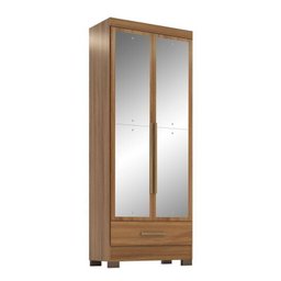 Quarto Modulado Casal Completo 4 Peças 5 Portas 4 Gavetas com Maleiro e Espelhos Smart Plus - 7