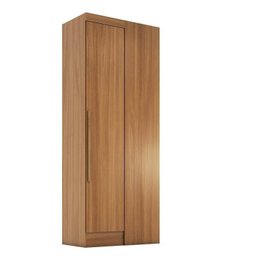 Quarto Modulado Casal 100% MDF 4 Peças 5 Portas 4 Gavetas com Maleiro e Espelhos Smart Plus Yescasa Bege/Cinamomo - 6 Quarto Modulado Casal 100% MDF 4 Peças 5 Portas 4 Gavetas com Maleiro e Espelhos Smart Plus Yescasa Bege/Cinamomo - 6