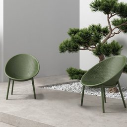 Kit com 2 Poltronas para Jardim e Área Externa Drops - 1