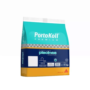 Rejunte Portokoll Aqua Flex 4kg Branco Brilhante