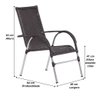 Cadeira Vênus para Área, Jardim, Lazer, Piscina, Fazenda - Tabaco - 4