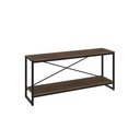 Ver imagem 1 de Rack P-tv Dynamica 120x30x56cm C-02 Prateleiras Nogal - Est.preta Nogal - Est.preta