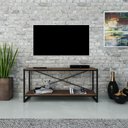 Ver imagem 4 de Rack P-tv Dynamica 120x30x56cm C-02 Prateleiras Nogal - Est.preta Nogal - Est.preta