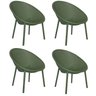 Kit com 4 Poltronas para Jardim e Área Externa Drops - 1