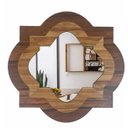 Ver imagem 1 de Espelho Decorativo Moldura Madeira Pegui Cambridge 85 cm:Marrom