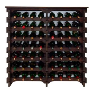 Adega Vinho Madeira 56 Garrafas Tipo Mesa Imbuia