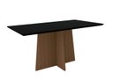 Ver imagem 3 de Conjunto Mesa Ana 160cm com 6 Cadeiras Isabela - Imbuia / Preto / Amêndoa / Ln03