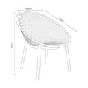 Ver imagem 3 de Kit com 4 Poltronas para Jardim e Área Externa Drops