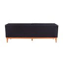 Ver imagem 4 de Sofá Expert 4 Lug Corino 81x219x85 cm Preto