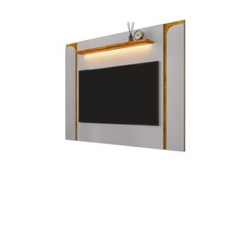 Rack com Painel até 75 Polegadas Pés em Aço 180cm Juquehy Maresias - 17