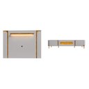 Ver imagem 2 de Rack com Painel até 75 Polegadas Pés em Aço 180cm Juquehy Maresias