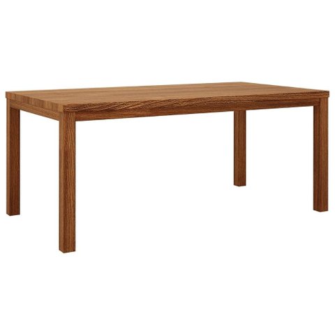 Mesa de Madeira 180cm 8 Lugares Floris Castanho F07 - Mpozenato