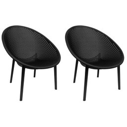 Kit com 2 Poltronas para Jardim e Área Externa Drops - 1