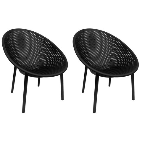 Kit com 2 Poltronas para Jardim e Área Externa Drops