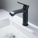 Ver imagem 4 de Torneira Misturador Monocomando Preto Fosco Redondo Banheiro 1258PF Harmony Misturador Baixo 1258PF