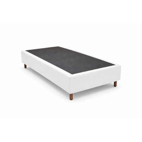 Box Ecopedic Corino Branco - Bi Partido King 98x198x26 Ecopremium