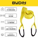 Ver imagem 2 de Cinta Fita de Reboque e Arraste 70 ton x 1,5 metros plana - Caminhão / Trator / 4x4 / Trilhas / Off 