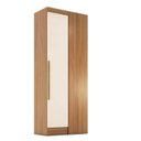 Ver imagem 7 de Quarto Modulado Casal Completo 6 Peças 6 Portas 5 Gavetas com Maleiro e Espelhos Smart Plus Yescasa Bege/Cinamomo Off/White