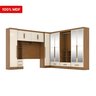 Quarto Modulado Casal Completo 100% MDF 6 Peças 6 Portas 5 Gavetas com Maleiro e Espelhos Smart Plus - 20