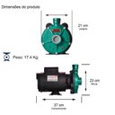 Ver imagem 2 de Bomba Monoestágio Th-16 2,0 Cv Rotor 148mm Monofásico Motor Thebe