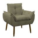 Ver imagem 3 de Kit 2 Poltrona Decorativa Sala Estar Escritório Quarto Prime: Capuccino