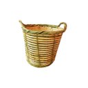 Ver imagem 1 de Cesto Balaio de Bambu 60cm com Alça - Artesanato Sustentável e Versátil