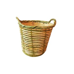 Cesto Balaio de Bambu 60cm com Alça - Artesanato Sustentável e Versátil
