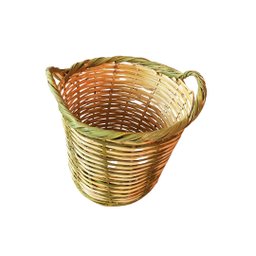 Cesto Balaio de Bambu 60cm com Alça - Artesanato Sustentável e Versátil - 5