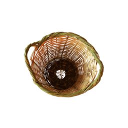 Cesto Balaio de Bambu 60cm com Alça - Artesanato Sustentável e Versátil - 6