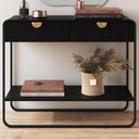 Ver imagem 3 de Balcao Buffet e Aparador 180 Cm Organica Artesano Nero Preto