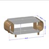 Mesa de Centro Floripa 35cm x 92cm - 3