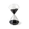 Ampulheta Decorativa em Vidro Areia Preta 15 Minutos 16cm 16802 Mart - 1