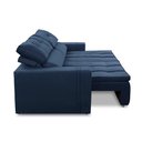 Ver mais imagens de Sofá Retrátil e Reclinável 3 Lugares 2,50m com Molas Stella Suede Adonai Estofados