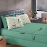 Jogo de Cama Buettner Queen Malha Basic Sandrine 3 Pçs Menta - 2