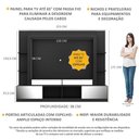 Ver imagem 6 de Estante Tv 65" Portas C/ Espelho Oslo Multimóveis V3390 Preta/Branca Preto/Branco