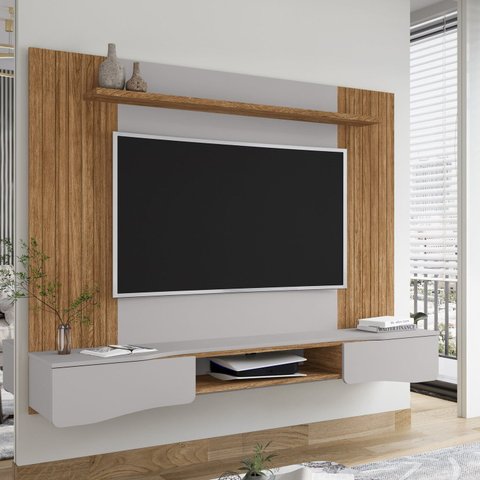 Painel para TV até 65 Polegadas 177CMX136CM Búzios Marrom
