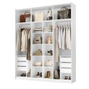 Ver imagem 2 de Guarda-Roupa Casal 100% MDF 3 Portas 1 com Espelho 2,27 Cm Style