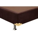 Ver imagem 3 de Cama Box Base Queen Universal Suede Brown (158x198x30) - Ortobom
